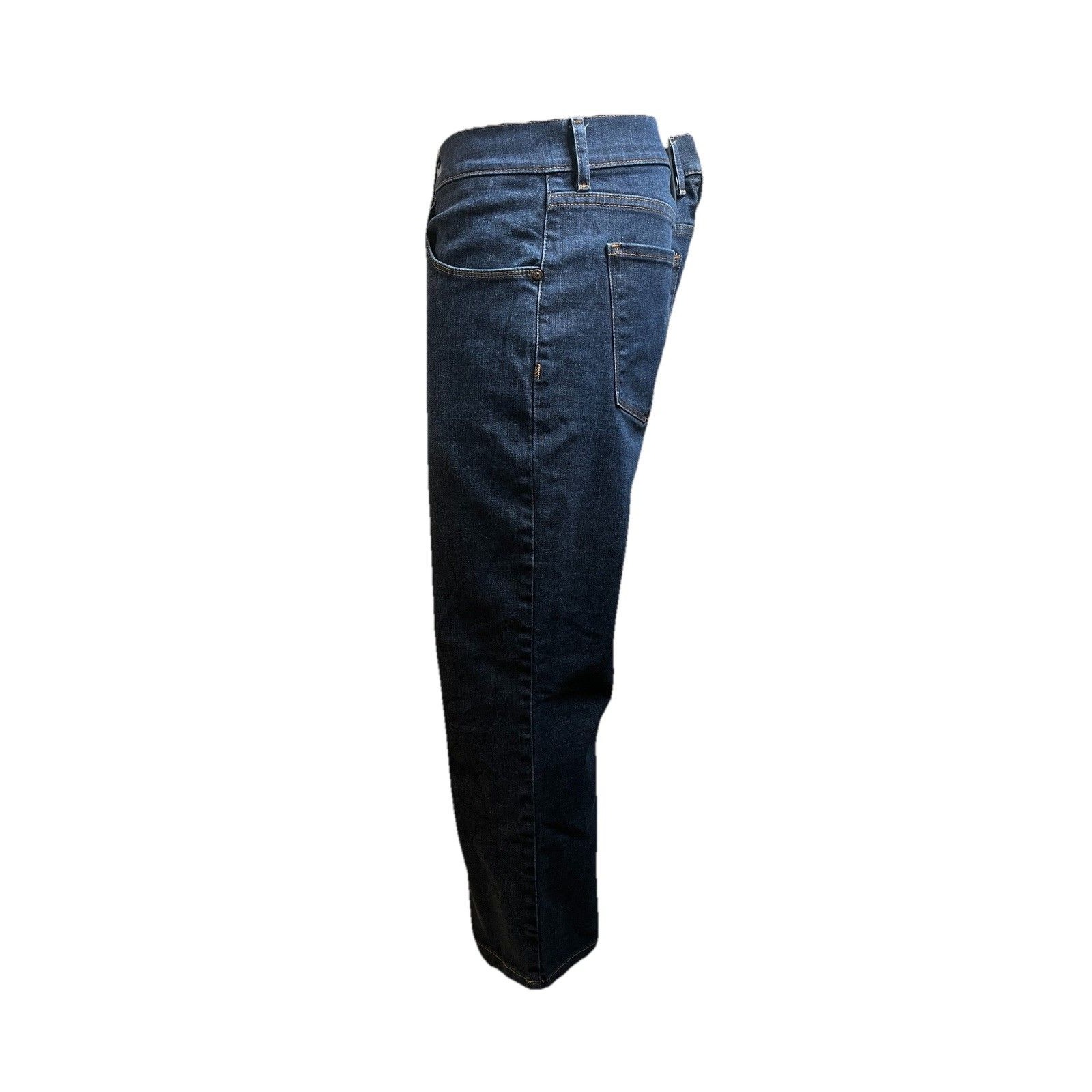 Mott & Bow Straight Leg Jeans Men 36x26 (Hemmed) Dark Wash Stretch Denim Cotton — image 3 of 8